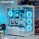 PHANTEKS追风者 NV5白无立柱玻璃ATX游戏台式电脑机箱(支持背插/360水冷/8风扇位/270°海景房/5090)
