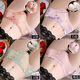 Sexy and interesting underwear for women thongs in the same room, open crotch and reveal their vaginas, and convenient sex supplies to stimulate lace perspective sexy and seductive three-point women's hole-opening underwear to avoid sleeping 838 bean paste L