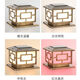 Xuan Kashi solar wall courtyard column head lamp gate column wall lamp room outdoor waterproof villa household super bright power connection 40cm thick bronze color (mains type + light source