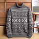 DVW thickened pure wool sweater for men in winter warm ethnic style turn-down turtleneck sweater luxury high-end brand base shirt black gray 100% pure wool S 165 reference weight 105-120Jin Jin is equal to 0.5 kg