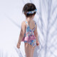 Yizi children's swimsuit girls one-piece swimsuit children's baby hot spring swimwear headband EZI20G061110cm