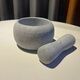 Chinuo household stone mortar garlic mortar medicine mortar natural bluestone garlic masher garlic press garlic jar food supplement grinding stone frosted 03 small size 10 points 5*10 points 5*6