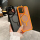 Yunning geeignet für iPhone15Promax Mobiltelefon Hülle Apple 14Pro Advanced Magnetic Saug Lading Lading 13 Full-Inclusive Flip Lens Holder 12Pro Matt Anti-Fingerabdruckschutz [Titanium Gray] Schutzbrillen Bracket Mattes Magnetic Saug Case iPhone16Promax