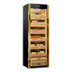 Cigar cabinet with constant temperature and humidity, household compressor, air refrigeration and humidity control, large capacity for tomato cultivation, moisturizing and ammonia removal, cedar wood shelf, luxury gold, aluminum liner 448L