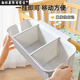 Crib hanging storage hanging basket diaper bedside diaper storage bag dormitory bed hanging bag bed fence storage box ivory gray partitions adjustable