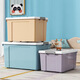 Chenzhi Shangpin thickened storage box extra large clothing storage box clothing toy storage home student dormitory plastic storage box purple BW6623#44*33*27cm without wheels