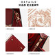 Xiangwei's practical birthday gift for mom 40 mother-in-law wedding bag women's bag 50 ladies handbag 2025 red (exquisite gift box + bouquet scarf)