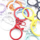 Beautifully made colorful paint candy color 8-figure buckle lobster clasp accessories connecting buckle DIY set key chain accessories pendant birthday 10-pack random color