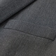 Qipai suit men's spring and summer new style wool warm suit dress far infrared heat storage 0100 medium gray 46 (170)