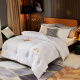 Yamengfei bedding complete set with cushion single dormitory quilt core + four-piece set + pillow core full set double pure cotton Breland + Wutong gray 1.8m bed four-piece set + 8Jin [Jin equals 0.5 kg] quilt core + pillow, +mattress