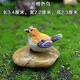 Phoebe gardening micro-landscape ornaments bird resin crafts cute simulated bird's nest gardening bonsai decorative bird eggs small blue bird