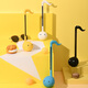 Otamatone Meiwa Electric Electronic Tadpole Medium Erhu Instrument Children's Beginner Music Enlightenment Teaching Gift White Medium Package