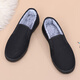 Edison old Beijing cotton shoes, winter cloth shoes for men, thickened with velvet, high-top, warm, anti-slip, soft-soled dad shoes for the elderly, black, velvet, 41 (255mm), regular size
