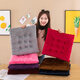 Promotional Thickened Cushion Chair Cushion Butt Cushion Thickened Fall and Winter General Student Office Chair Double-Side-Short Plush Blue 3893 Universal Model 40*40cm