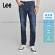 
Lee724 slim mid-waist straight feet nostalgic retro mid-dark blue thin men's jeans cool pants trend A06481 mid-dark blue 28