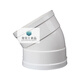 Customized suitable PVC slightly offset elbow with small offset angle 11.25 15 22.5 30 degrees 75 drainage pipe with 50mm slight bend 15 degrees