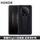 Huawei is suitable for Honor Magic5 Ultimate Edition Flip Smart Window Genuine Leather Case migac5 Ultimate Leather Black Original Leather Back Case Honor Magic5 Ultimate Edition