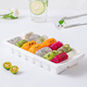 ASVEL ice cube mold, ice tray, frozen ice box, household ice cube making artifact with lid, 14 grids, imported from Japan