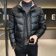 Kangaroo (Daishu) Winter Herren-Down-Jacke Trendy Brand Stand Collar Classic Presbyopie verdickte Wärme verdickte Jacke weiße Ente Down Jacke Winter weg Herrenkleidung [Lieferung am selben Tag] B263-6630 Black M.