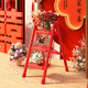 Xinxing Zhidian Ladder Household Ladder Herringbone Ladder Folding Ladder Housewarming Ladder Carbon Steel Step Ladder Engineering Ladder Climbing Ladder Indoor Dual-purpose Ladder Geely Red-Three-step Ladder Hot-Selling Model
