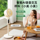 MeiLing Air Circulation Fan Four Seasons Negative Ion Purification Fan Household Floor Fan Light Sound Desktop Small Fan Air Conditioning Companion 3D Desktop Shaking Fan Voice Remote Control Fully Automatic Shaking Head + Wind Movement with Temperature + Negative Ion Purification