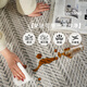 AOVOC carpet living room 2025 new washable and wipeable light luxury high-end sofa carpet Victoria 06 1.4*2 meters