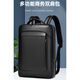 CHUONGKAIYE backpack for men's head layer cowhide backpack for business commuting computer bag holiday gift light luxury men's bag casual schoolbag black [CK9030 light luxury style]