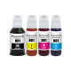 色彩卫仕 COLOR GUARD适用爱普生001墨水L4150 4156 4160 L6160 L6190 L6260 L14150 001墨水1套+送1支黑色（共5支）
