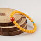 Her Generation Natural Chicken Fat Yellow Beeswax Bracelet National Fashion Bracelet Gift 6MM Beeswax (866980)