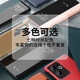 Qianhui shell suitable for realme GT6pro mobile phone case business style flip-style men's transparent female lens full-inclusive silicone anti-fall case [black]-Full film Realme gt6