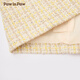 PawinPaw Shopping Mall Bear Children's Clothing 25th Spring and Autumn New Girls Two-piece Shirt Yellow/30 130