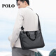 POLO business briefcase men's expandable handbag 14/15.6 inch computer bag shoulder bag gift for boyfriend