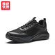 Super Anta Spirit Arc丨Men's Sports Shoes Anta Spring Breathable Cushioning Lightweight Training Running Shoes Men 112517791U Leather Version Basic Black-4 41/(Men's Size 8)