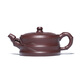 Hidden Pot World Yixing Purple Clay Pot Famous Handmade Teapot Original Mineral Purple Clay Flat Bamboo Pot One Pot Two Cup Teapot Set Purple Clay Style 245ml