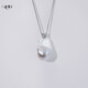 Kuxiang Baroque Pearl Pendant Sterling Silver Necklace Women's 2024 New Women's Light Luxury Niche Silver Jewelry Clavicle Chain Trendy Baroque Necklace