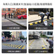 Baige speed bump, rubber and plastic highway slope, thickened and weighted buffer zone, road surface slope, car speed limit ridge, yellow and black glyphs 100*35*5