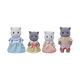 
Sylvanian families Japanese version of Persian cat family Playing house girl toy doll set Birthday gifts for children