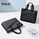 POLO business briefcase men's expandable handbag 14/15.6 inch computer bag shoulder bag gift for boyfriend