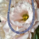 Kechu 18K gold natural tanzanite necklace Puro lavender summer versatile