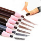 Eyebrow pencil can be sharpened without fading, anti-sweat makeup tool for women, special for makeup, natural eyebrow pencil, 3 dark brown eyebrow pencils