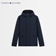 Tommy Hilfiger packable autumn and winter men's American retro casual lightweight portable hooded cotton jacket