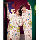 Gongdie Coral Velvet Couple Pajamas Women's Autumn and Winter Warm Crayon Shin-chan Joint Men's Pajamas Home Clothes XYT-LBXX23766 Female (Apricot Plush) M (Recommended 80-140 Jin Jin equals 0.5 kg)