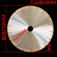 An Junsheng 250/300/350 marble cutting blade diamond saw blade artificial stone quartz stone large saw blade slice diameter 300 inner hole 25.4