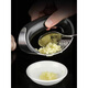 CLCEY304 stainless steel garlic press, ring-shaped garlic press, household garlic masher, manual garlic clip, 2 pack