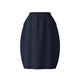 Papa climbing spring children's coat skirt parent-child wear soft denim casual and versatile navy blue skirt-adult 160