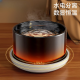 CLCEY恒温猫咪饮水机酸奶机陶瓷加热猫碗宠物冬季保温喝水水碗狗喝水器 奶黄波点550ml陶瓷碗+数显3档恒