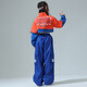 Baonan Primary School Sports Games Eintrittsleistung Kleidung für Jungen und Mädchen Cheerleading Performance Class Kleidung für Herbst Kinderstreet Dance Trendy Clothes 679 Orange Long Sleeve + 316 Blue Hosen 140 cm