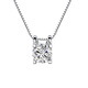 Guanpuge Fat Donglai same style pt950 platinum set chain moissanite diamond necklace white gold bull head pendant clavicle chain PT950 silver pendant + chain main diamond 50 points