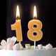 极度空间生日蜡烛生日装饰蛋糕装饰生日派对布置 马卡龙糖果色5个装13579