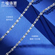 Lukfook Jewelry Platinum 950 Double Layer Tile Chain Platinum Necklace Sparkler Plain Chain Price L19TBPN0003 45cm-2.14g (including labor cost 250 yuan)